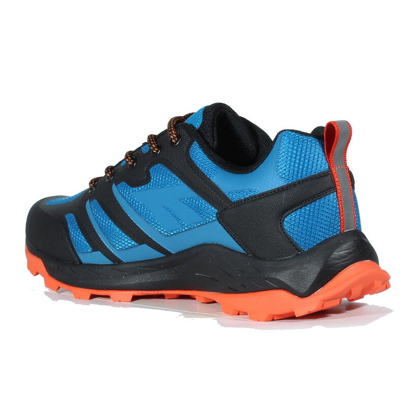 Zapatilla de Senderismo para Hombre Hi-Tec TOUBKAL LOW Azul_Negro Impermeable