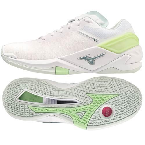 Calzado balonmano Mujer Mizuno Wave Stealth Neo Blanco