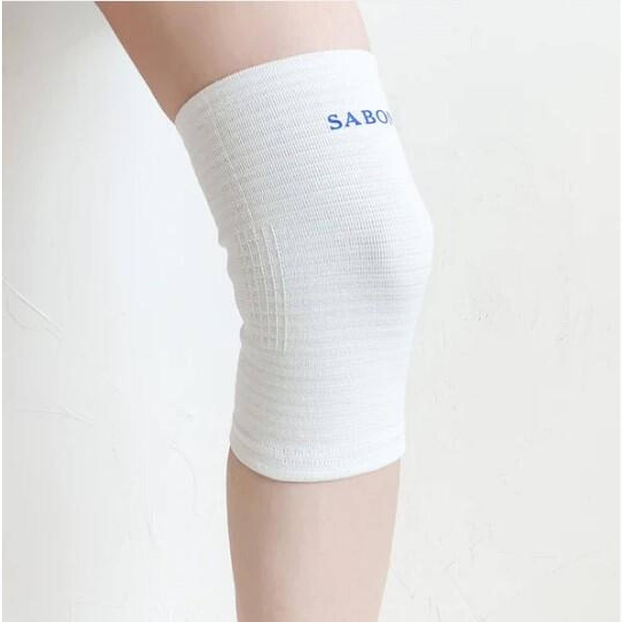 Copper Wire Knee Support - White