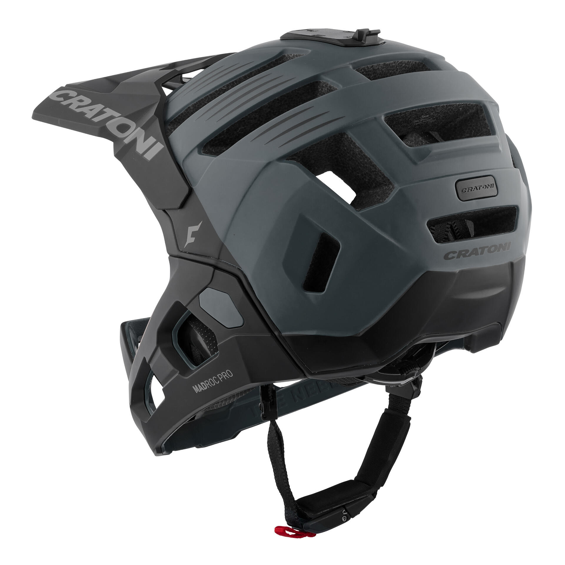 MTB-Fahrradhelm Madroc Pro schwarz matt 6/6