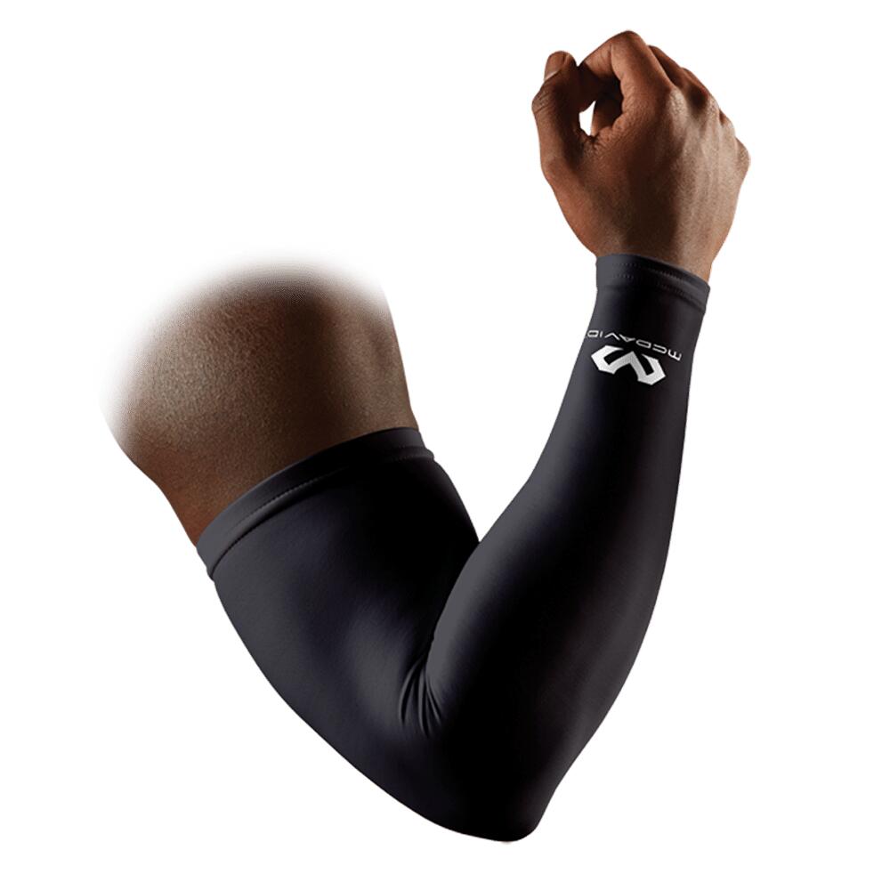 TOPTIE Compression Arm Sleeves 1 Pair - Moisture Wicking Sports Sleeves For Men & Women