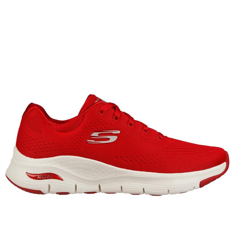 Zapatillas Deportivas Caminar Mujer Skechers 149057_RED Rojas con Cordones