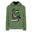 Kapuzenpullover LWSTORM 616 dunkelgrün wärmend