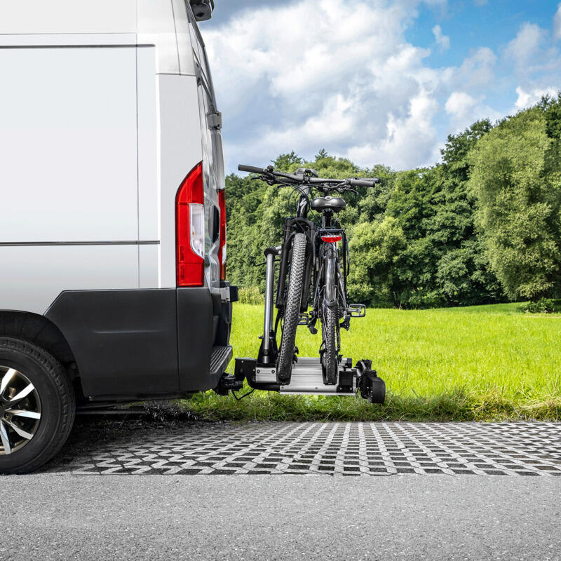 Porte-vélos LAS SD260 pour 2 vélos spécial portes battantes fourgon 5/5