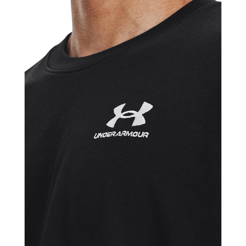 T-shirt Under Armour UA LOGO EMB HEAVYWEIGHT SS, Noir, Hommes