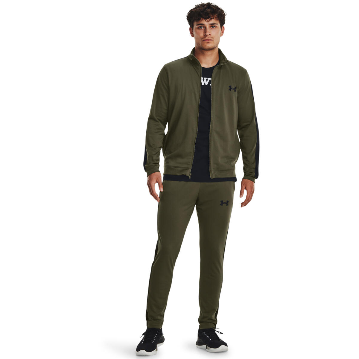 UNDER ARMOUR Trainingspak Under Armour Knit, Groen, Mannen