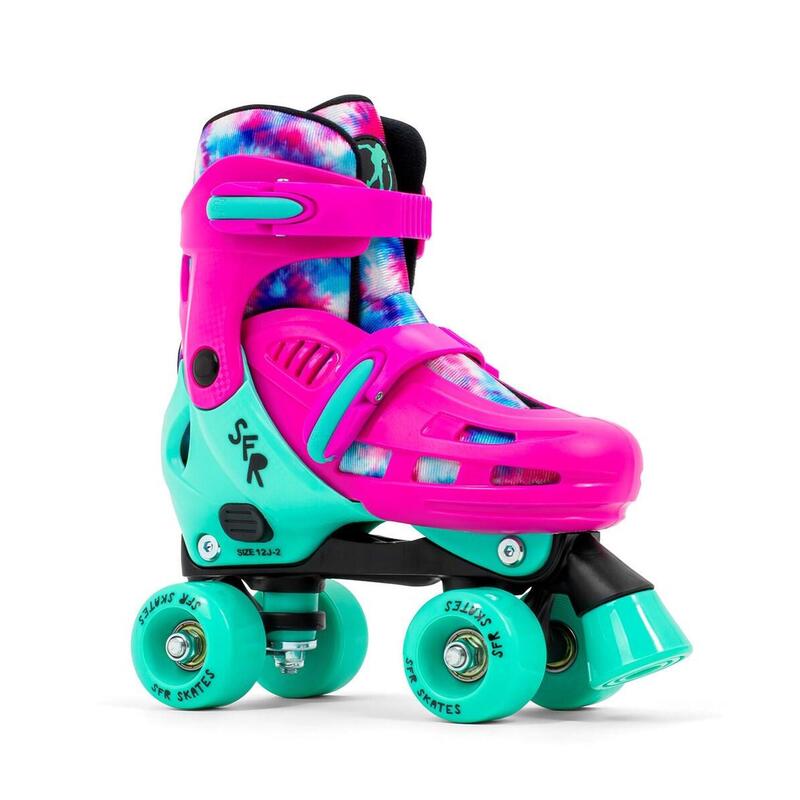 Hurricane IV Adjustable Children's Quad Skates - PINK