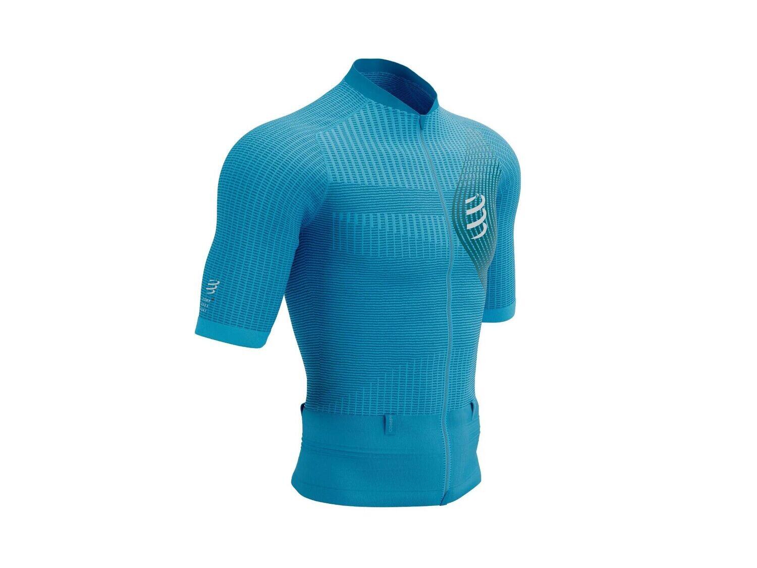 COMPRESSPORT Top da trail Postural SS Blue Lolite
