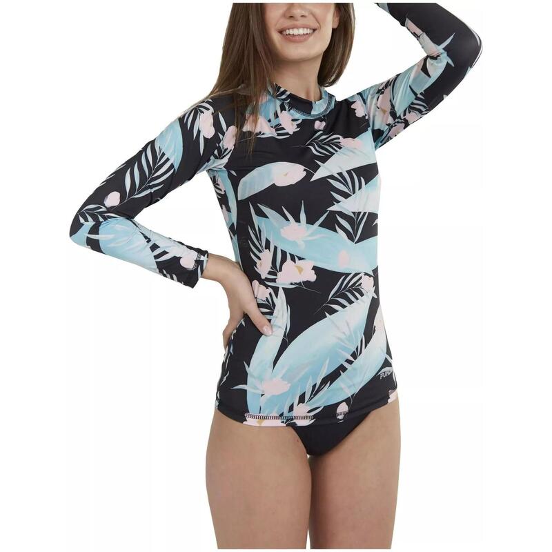 Joyce Long Sleeve Rashguard z długim rękawem z lycry - granatowy