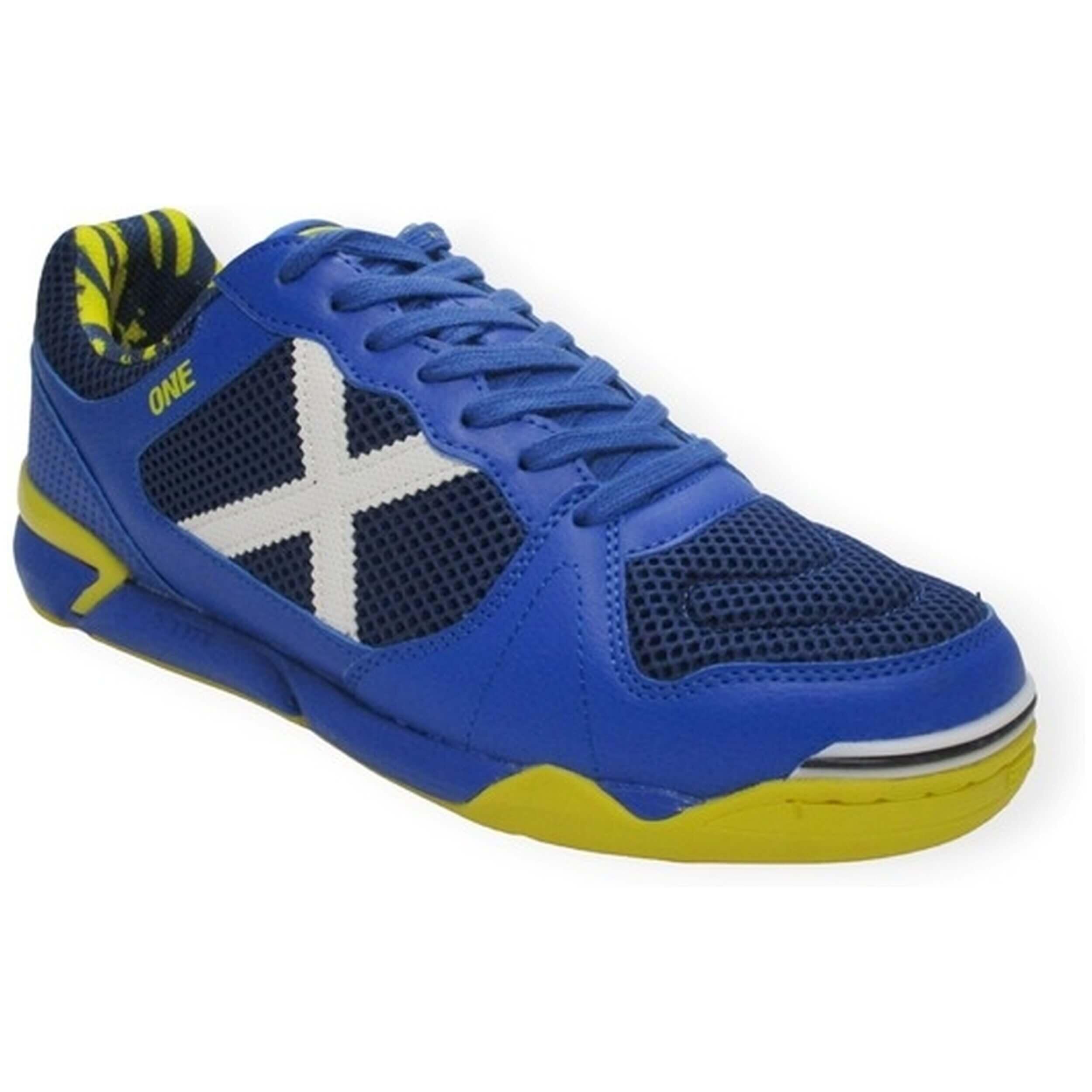 Zapatillas Fútbol Sala Hombre MUNICH ONE 60. Azules 2/5