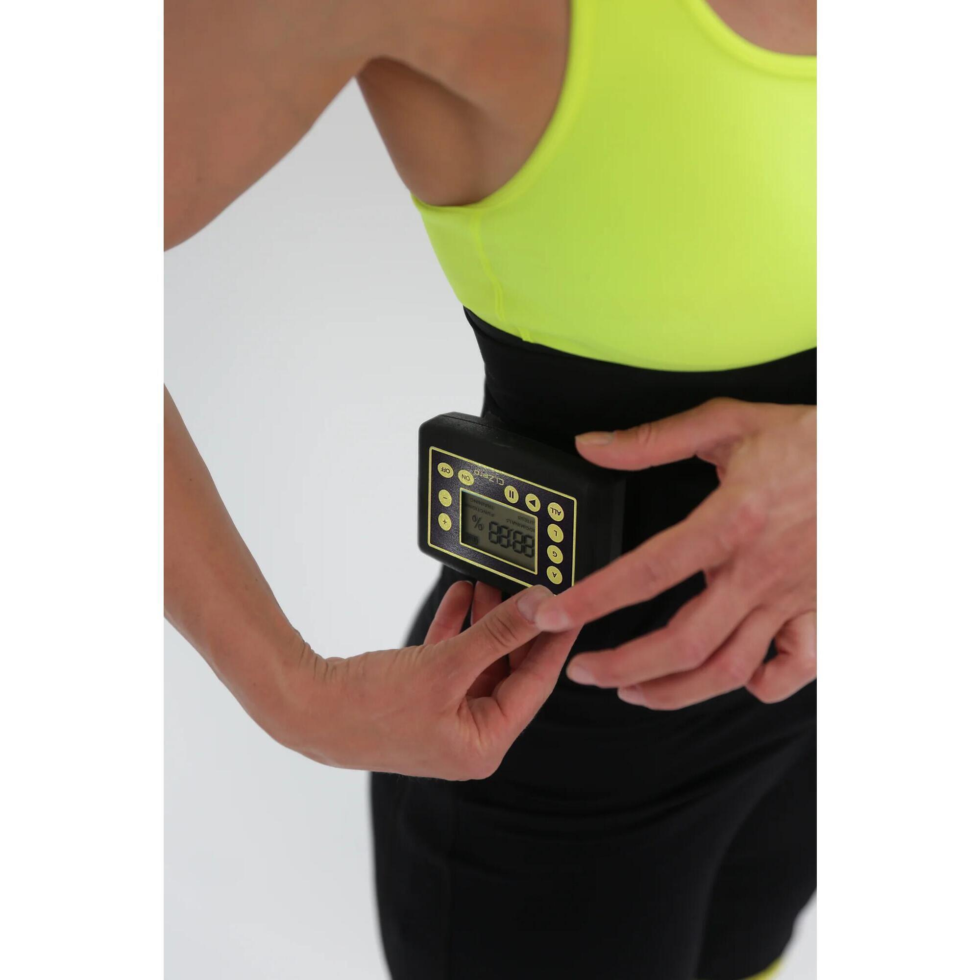 CI.ZERO Leggings con Elettrostimolatore Unisex con dispositivo Wireless | Nero