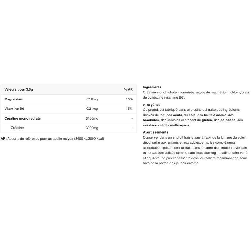 Créatine monohydrate - Rocky Athletes Creatine - 200g