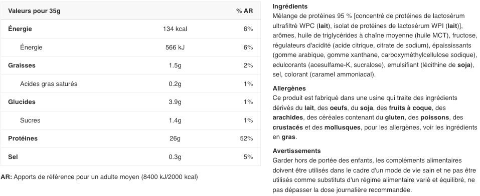 Whey-komplex - Whey Protein Complex 100% (2,27kg) - Schokolade 2/5