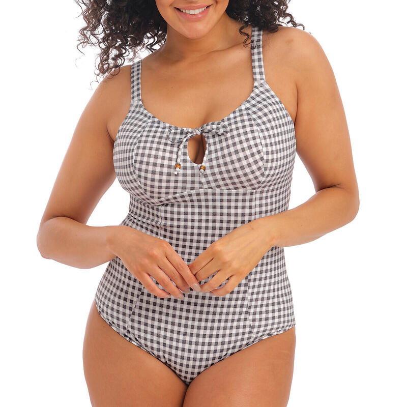 Maillot 1 pièce grande taille sans armatures Checkmate