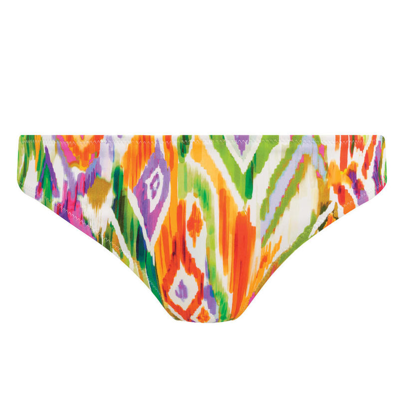 Tusan Beach: slip per bikini con stampa colorata e taglio a vivo