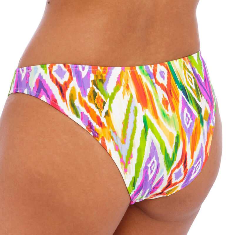 Laag uitgesneden bikinibroek met gekleurde print Tusan Beach