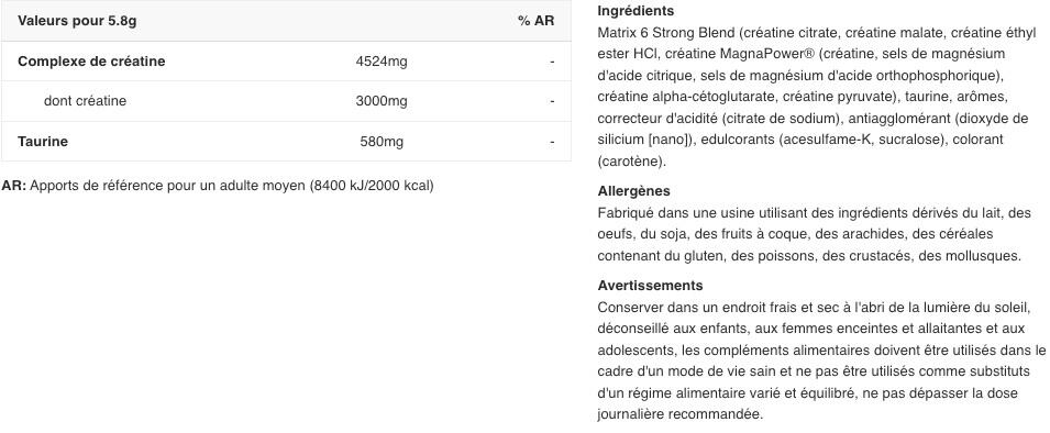 Créatine monohydrate - Creatine Xplode Powder - Orange 500g 2/3