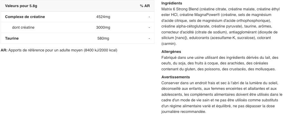 Créatine monohydrate - Creatine Xplode Powder - Pamplemousse 500g 2/3