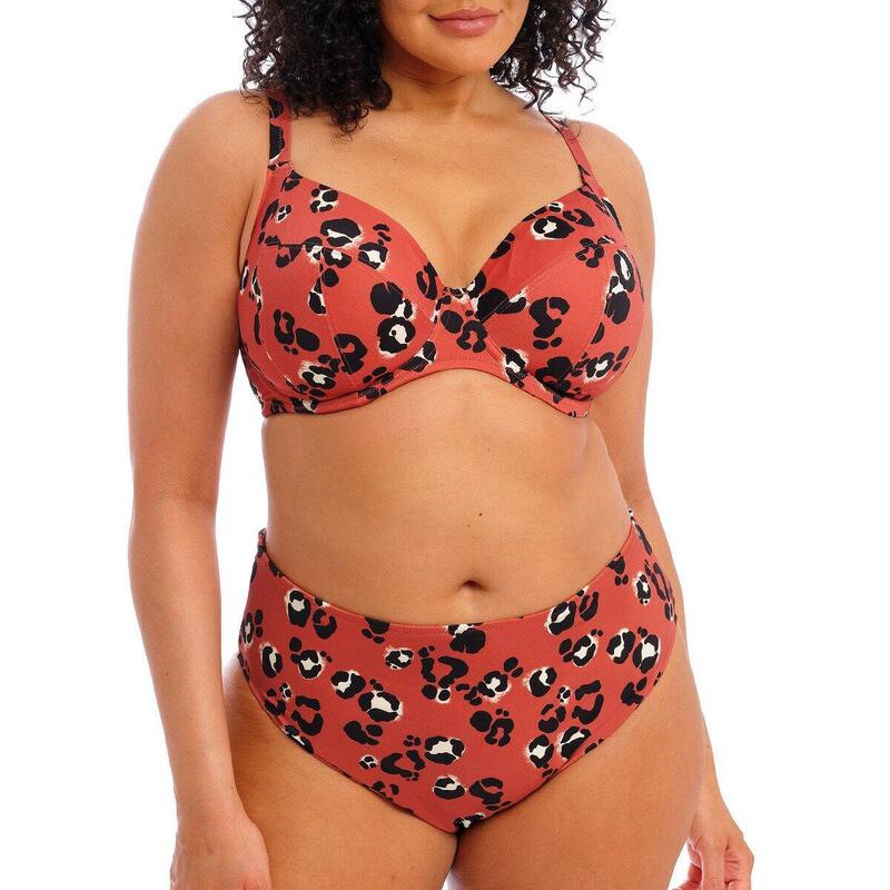 Top de bikini leopardo talla grande Kotiya