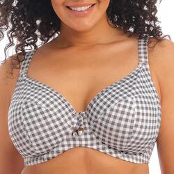 Haut de maillot de bain plongeant grande taille Checkmate