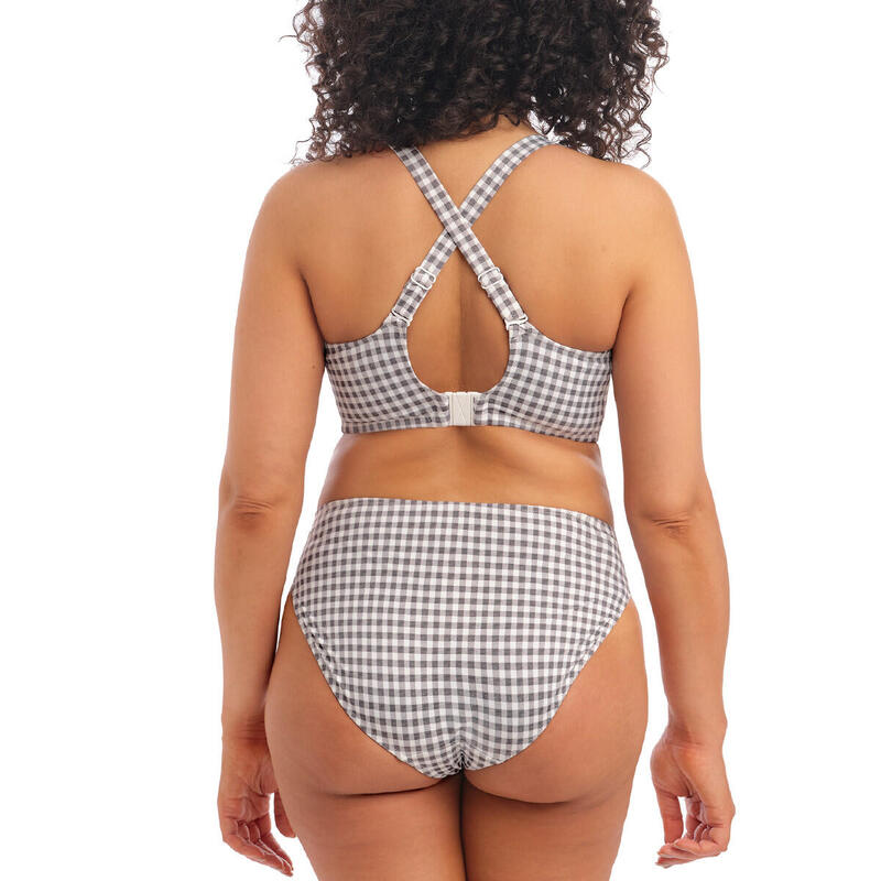 Haut de maillot de bain plongeant grande taille Checkmate