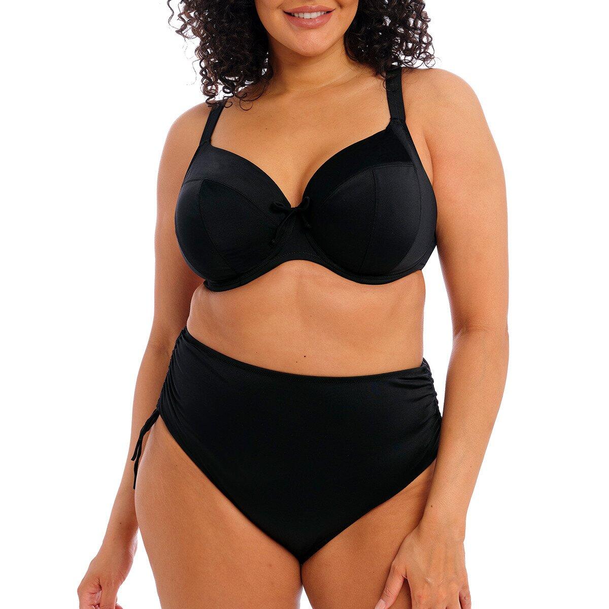 Haut de maillot de bain plongeant grande taille Plain Sailing 2/4
