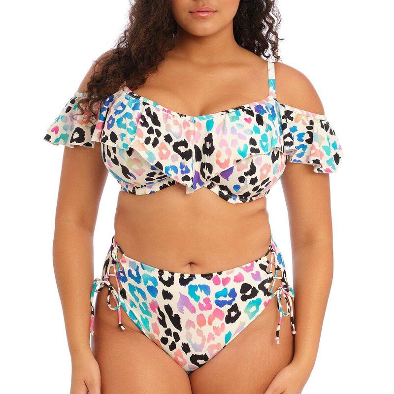 Bas de maillot ajustable taille haute Party bay