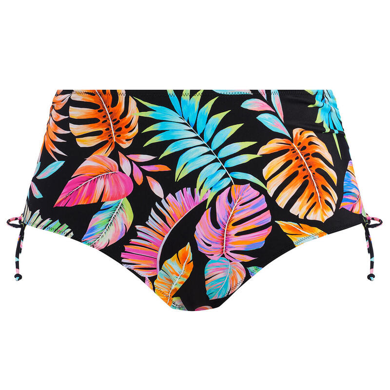 Braguita de bikini de cintura alta ajustable Tropical Falls