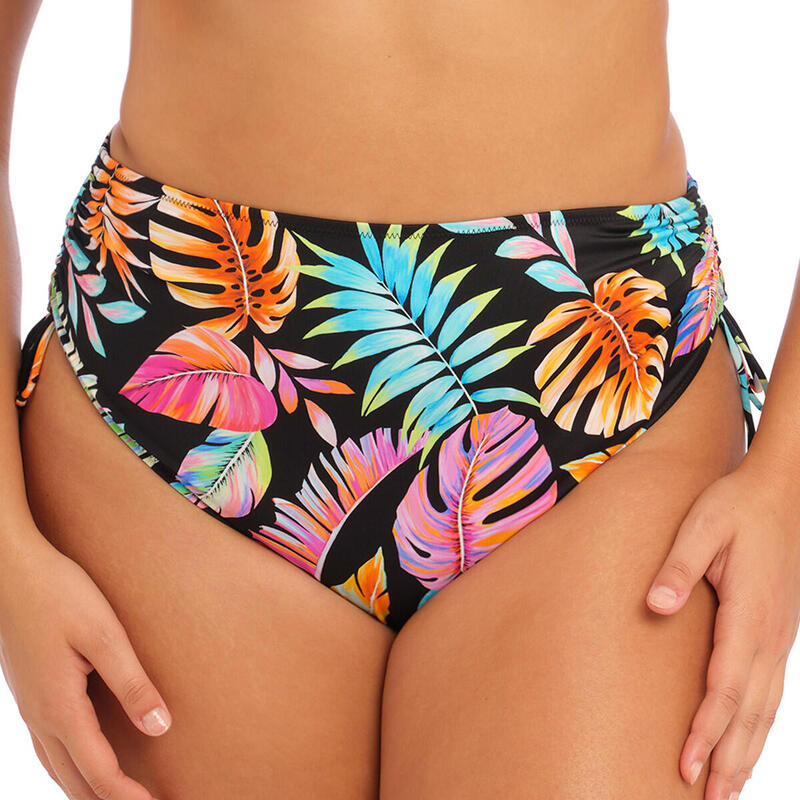 Braguita de bikini de cintura alta ajustable Tropical Falls