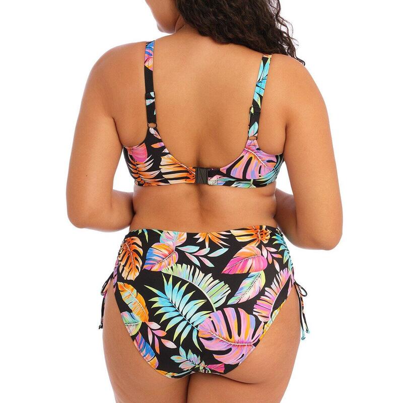 Bas de maillot ajustable taille haute Tropical Falls