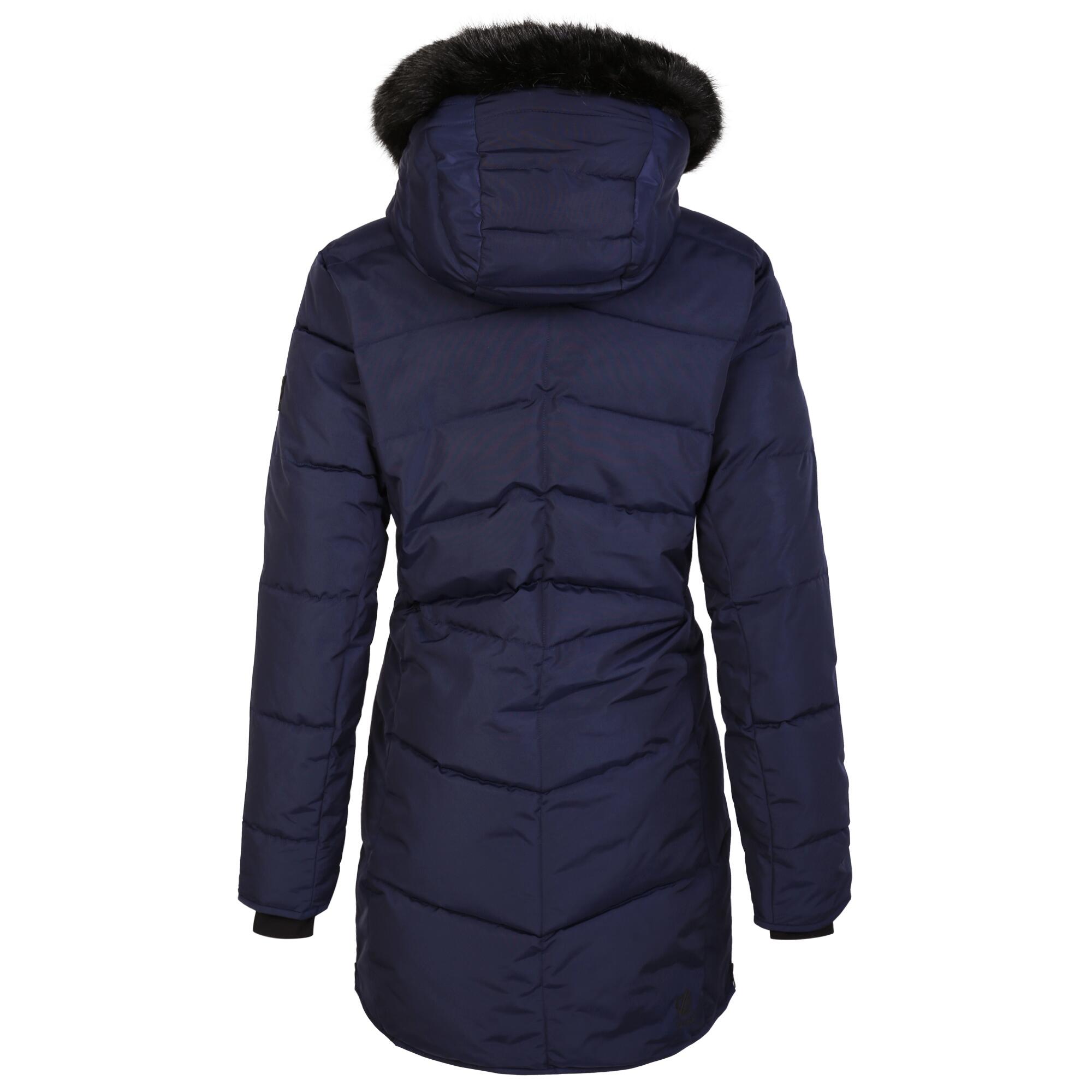 Womens/Ladies Striking III Long Length Padded Jacket (Peacoat) 2/4