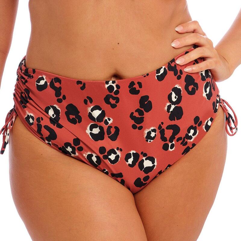 Bas de maillot léopard culotte ajustable Kotiya