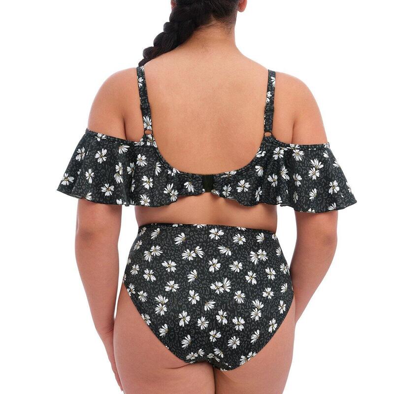 Haut de maillot de bain volanté grande taille Plain Sailing