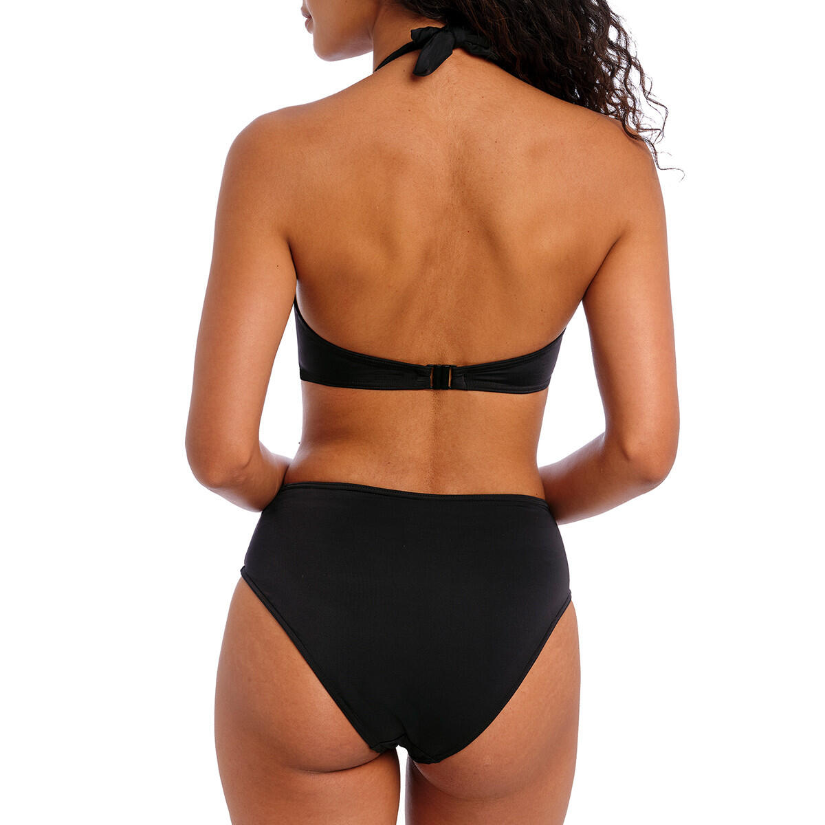 Unifarbenes Neckholder-Bikini-Top mit Bügeln Jewel cove 3/4