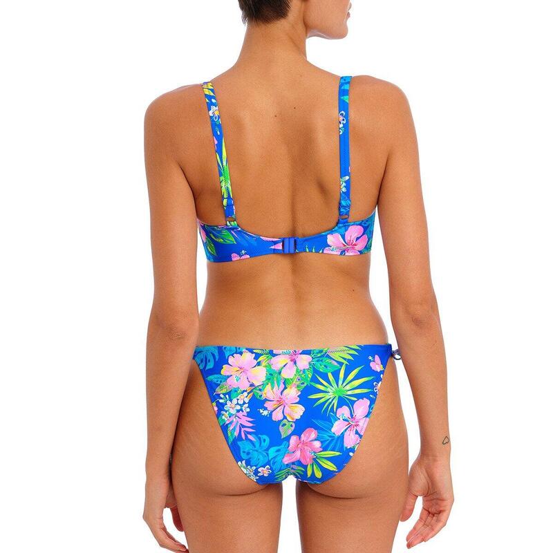 Bas de maillot à nouettes imprimé floral Hot Tropics