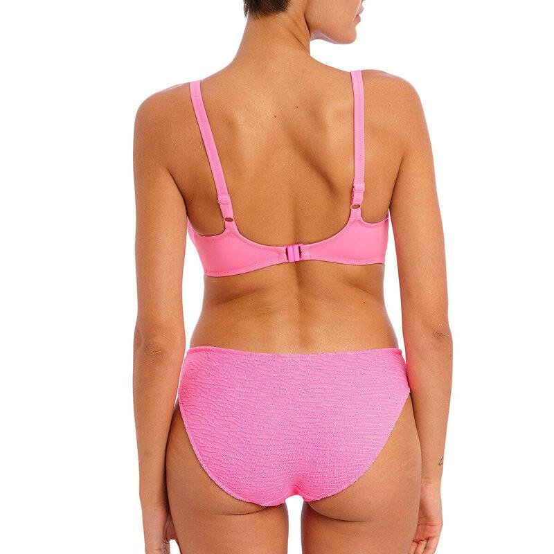 Top de bikini con aros texturizado Ibiza waves