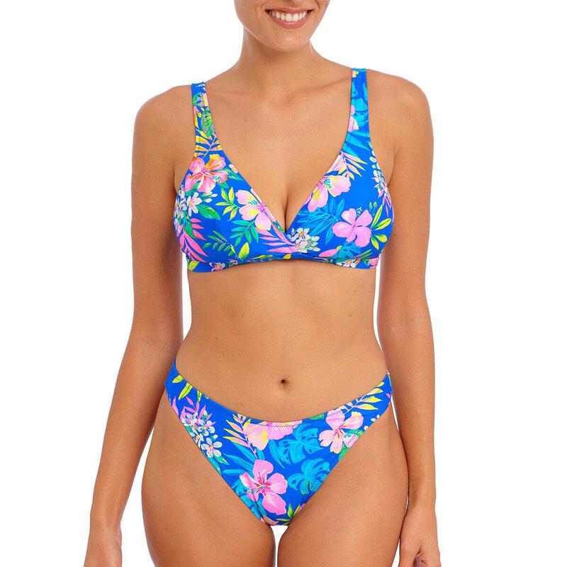 Haut de maillot fleuri sans armatures Hot Tropics