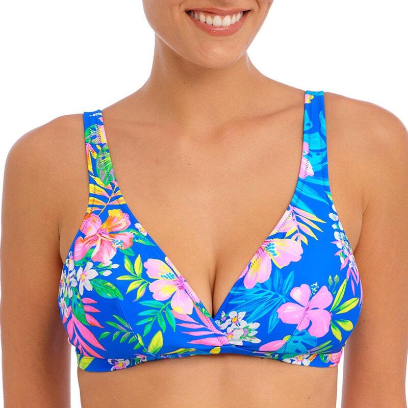 Top de bikini floral Hot Tropics sin aros