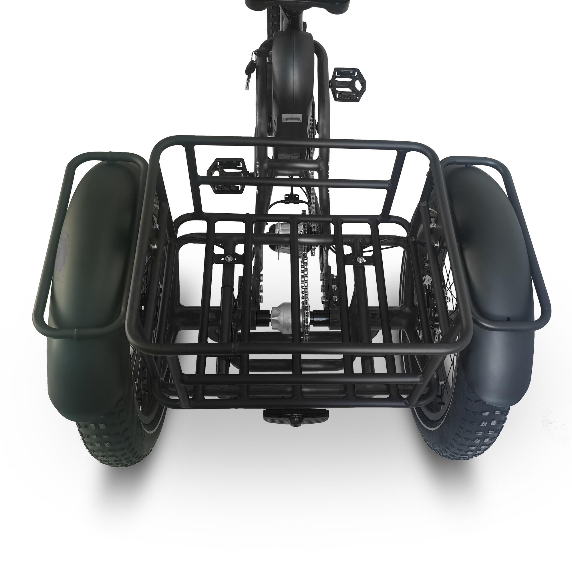 Mid Drive Folding Electric Mountain Trike JMT9 (250w) 5/7