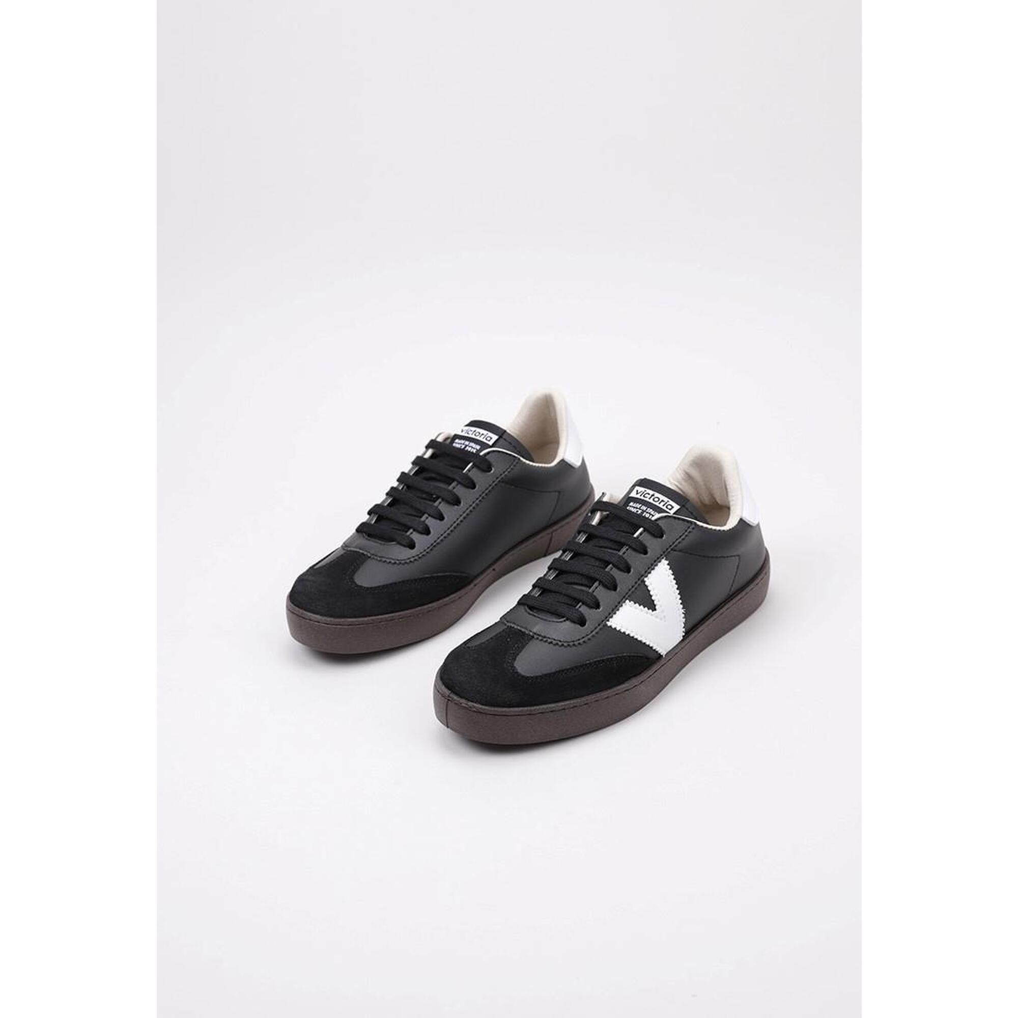 Zapatillas Deportivas Victoria Berlin efecto piel Negro