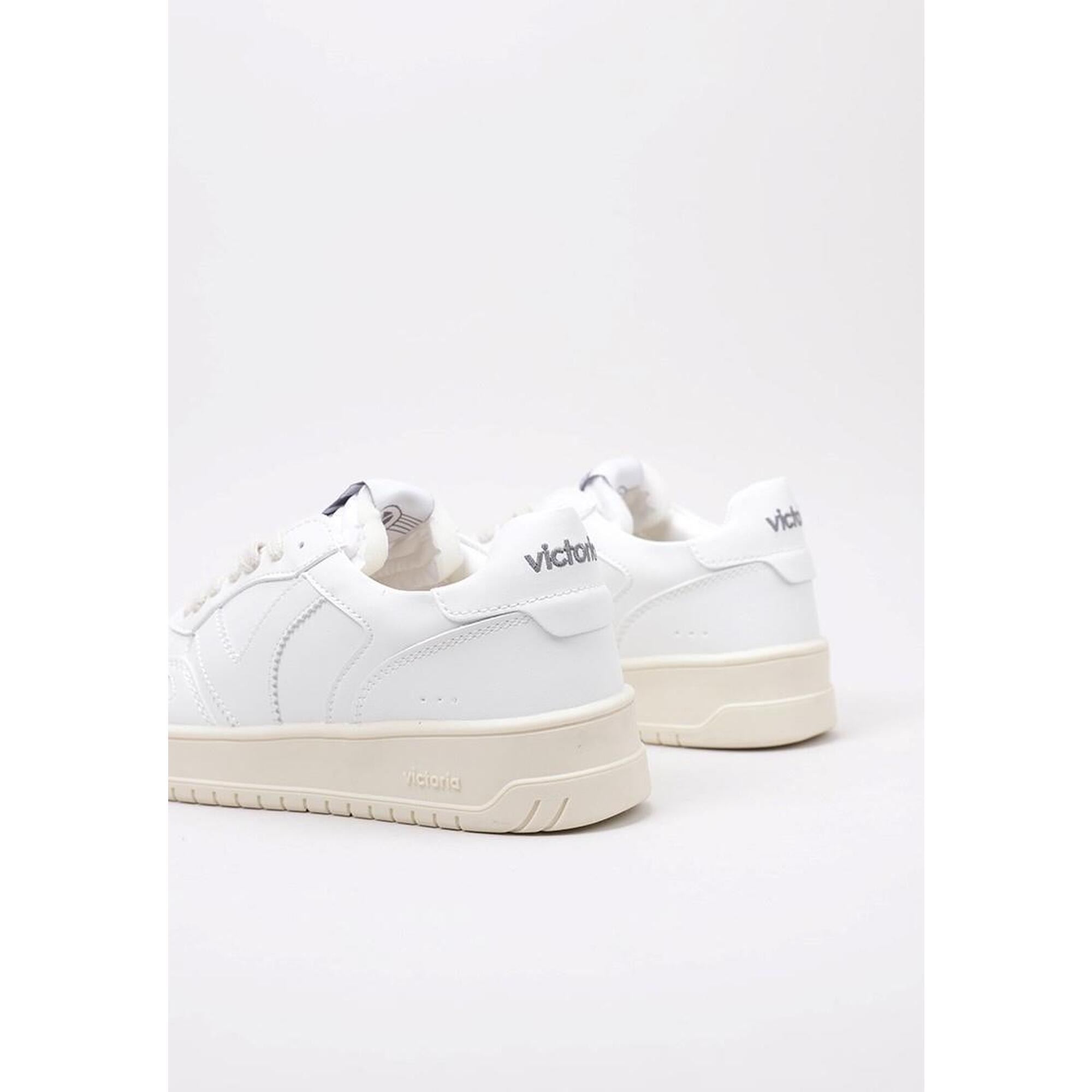 Zapatillas Deportivas Victoria Seul efecto piel blanco