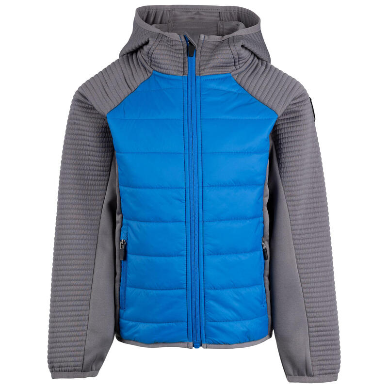 "Roadie" Hybridjacke für Kinder Blau/Grau