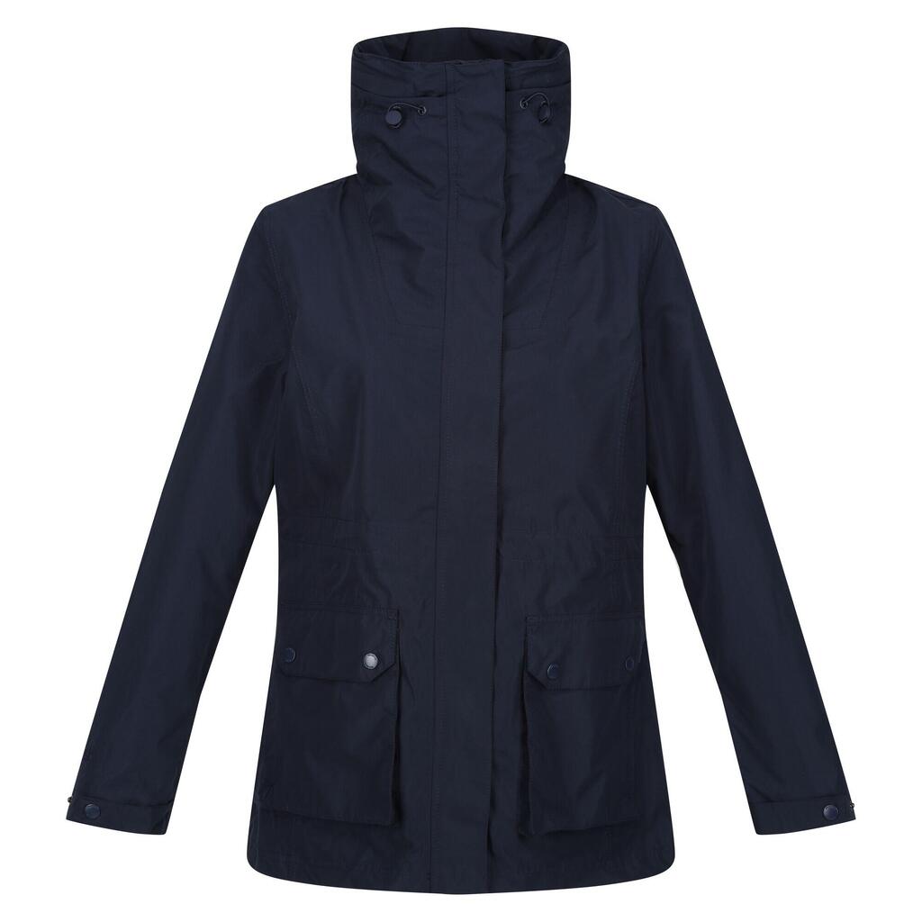 Womens/Ladies Novalee Raincoat (Navy)