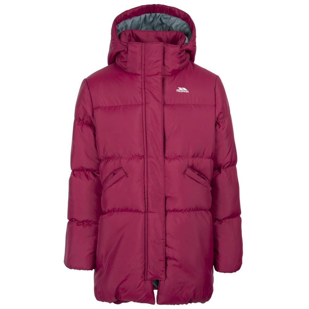 AILIE Girls' quilted jacket (Purple)