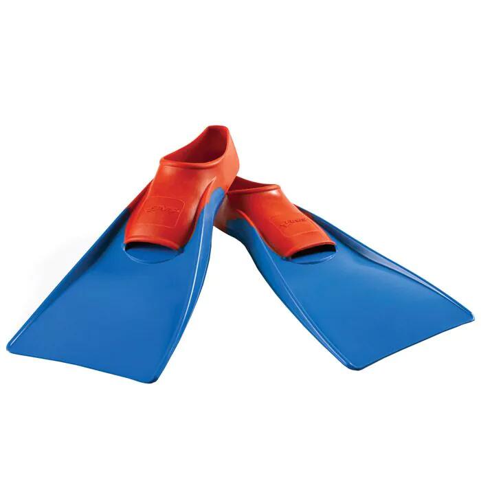 Aleta flotante de pala larga para Natación Finis Floating Fins Naranja-Azul