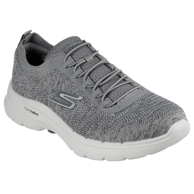 Zapatillas Deportivas Caminar Hombre Skechers 216275_GRY Grises con Elásticos