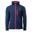 Veste softshell CAEN Homme (Bleu marine / Orange rouge)