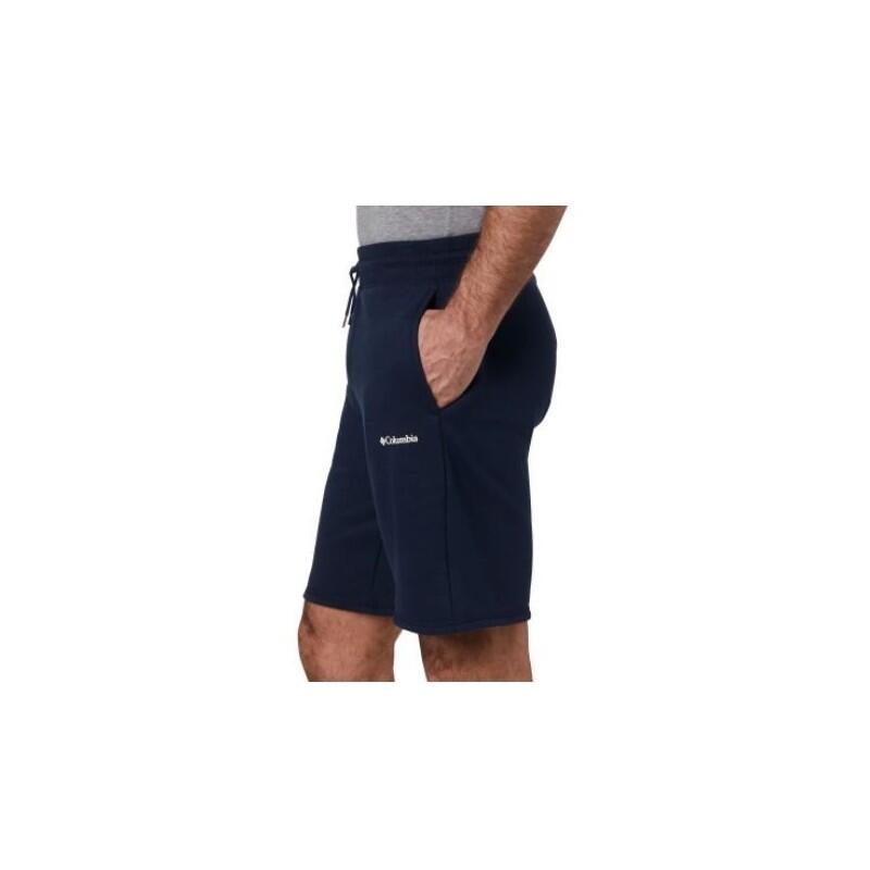 COLUMBIA Short Homme Logo Fleece - Collegiate Navy 3/5