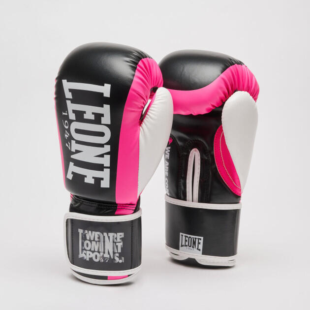 Guantes de Boxeo Leone1947 Logo Wacs fucsia