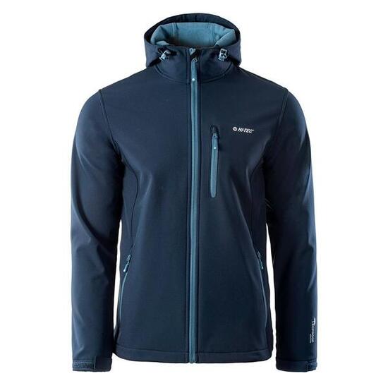 Veste Softshell CAEN Homme (Bleu Marine / Bleu)